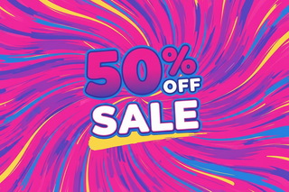 50% OFF SALE