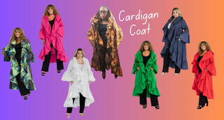 Ruffle Open Cardigan Coat
