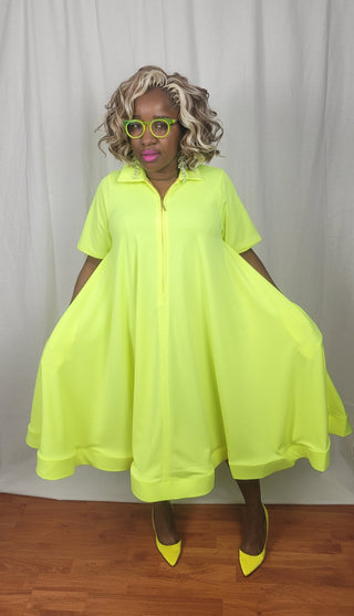 Neon Swing Dress