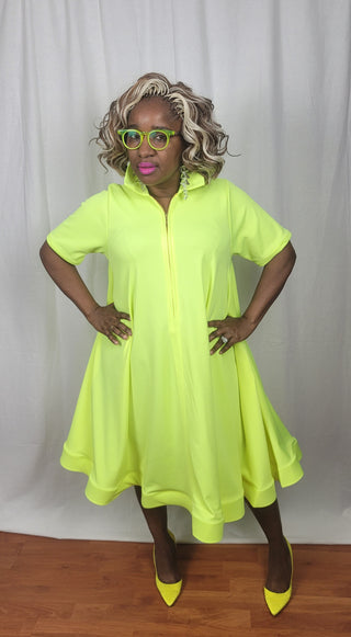 Neon Swing Dress