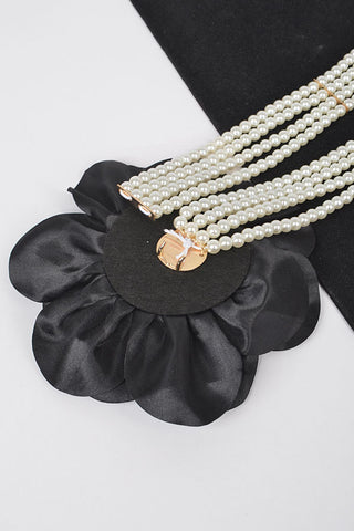 Flower Pearl Plus Size Belt