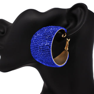 Bling Bold Hoop Earrings