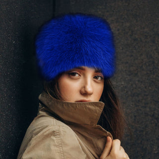 Faux Fur Box Hat