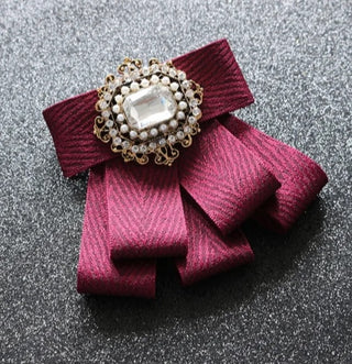 Brooch Neck Tie