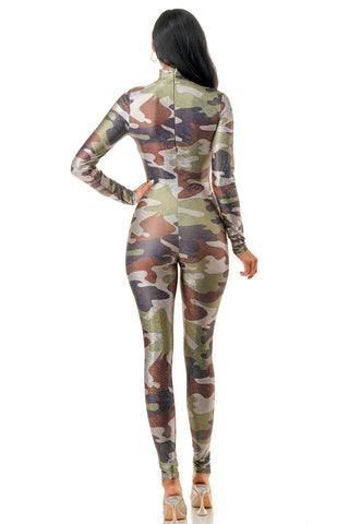 Camouflage Catsuit