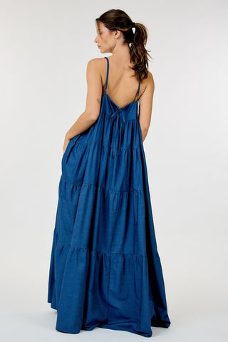 Denim Maxi Dress