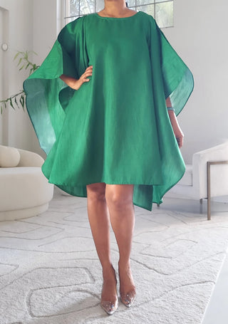 Green Wing Poncho Dress