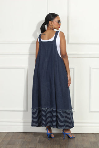 Denim Overall Dress