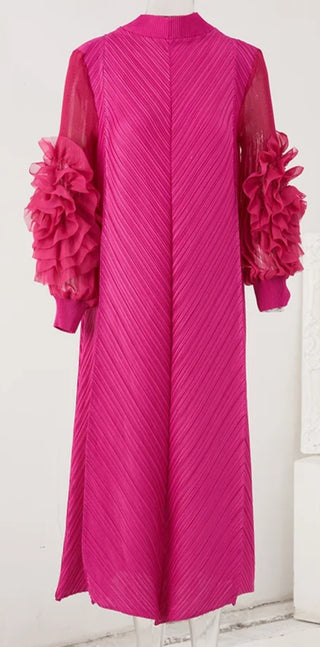 Accordion Maxi Dress