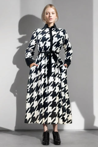 Houndstooth Dress