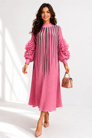 Pink Crinkle Dress