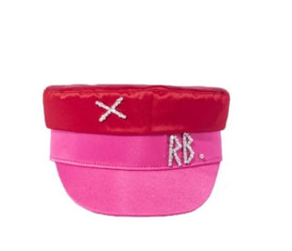 Luxary  Hot Pink & Red Hat