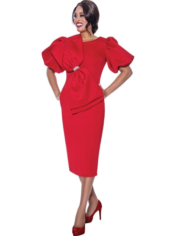 big red bow dress Big Bow Dress Red Silk Baaby