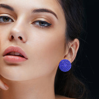 Rhinestone Stud Earrings