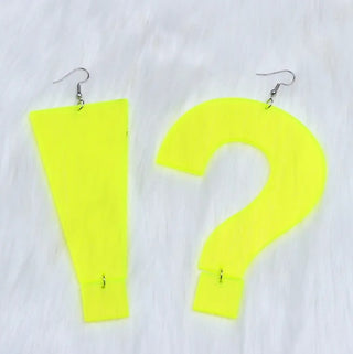 Exclamation & Question Mark Earrings