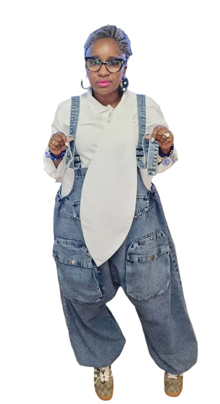 Blue Denim Overalls