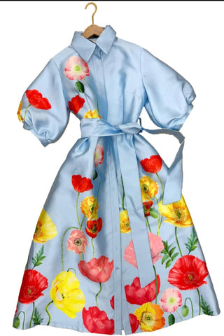 Blue Flower Dress