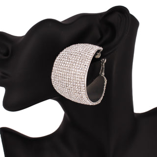 Bling Bold Hoop Earrings