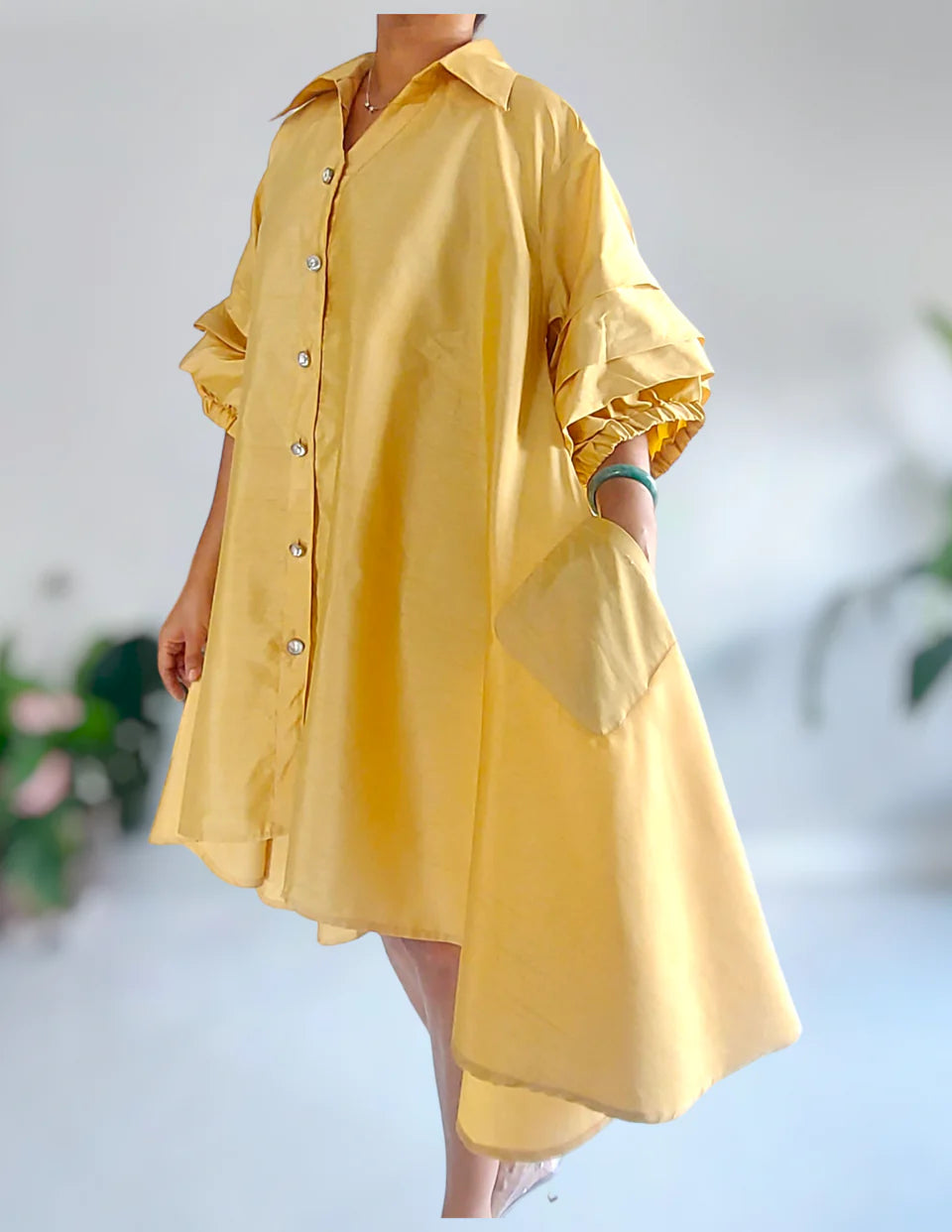 hi lo shirt dress Viktor & Rolf - Dramatic High Low Shirt Dress