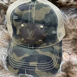 Upcycled Camouflage Cap