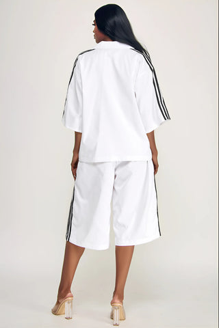 White Short Set