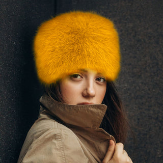 Faux Fur Box Hat