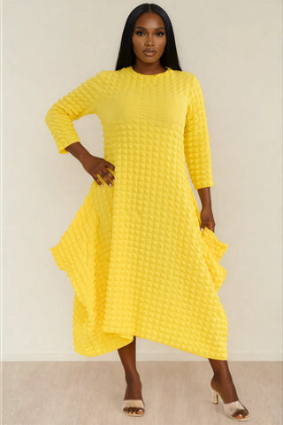 Yellow Bubble Dress