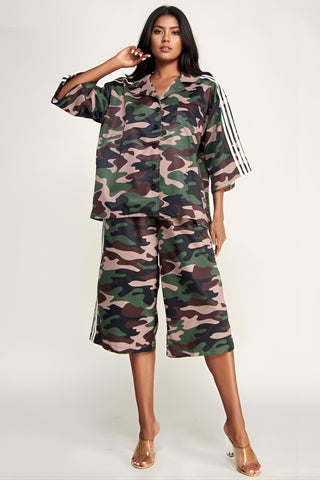 Camouflage Short Set