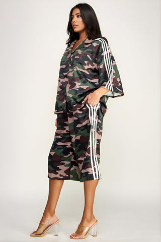 Camouflage Short Set