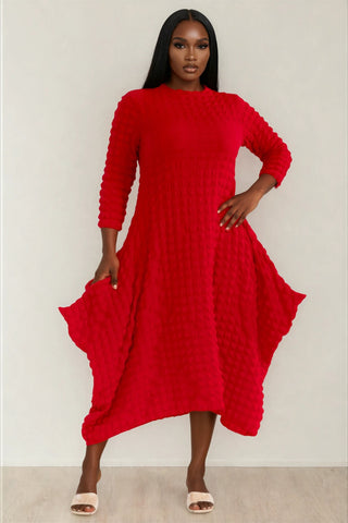 Red Bubble Dress