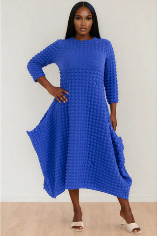 Royal Blue Bubble Dress