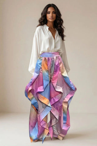 Sherbet Ruffle Jogger Pants