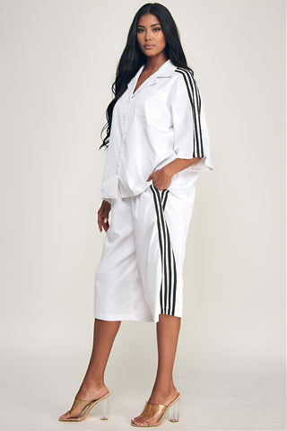 White Short Set