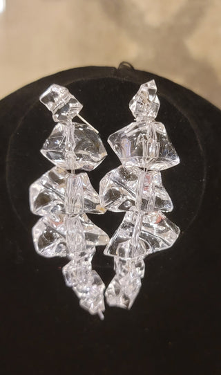 Crystal Ice Dangle Earrings