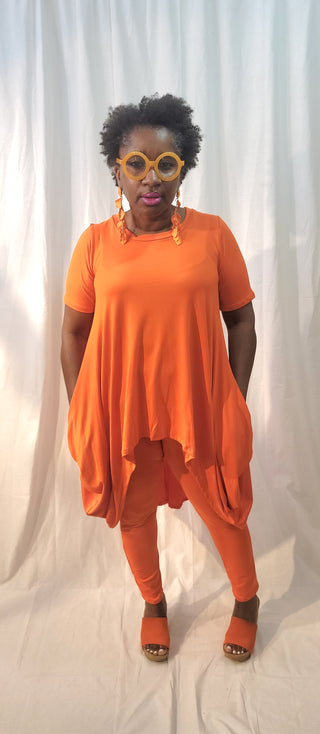 Orange Two Piece Set