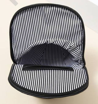 Black Baseball Cap Crossbody Bag