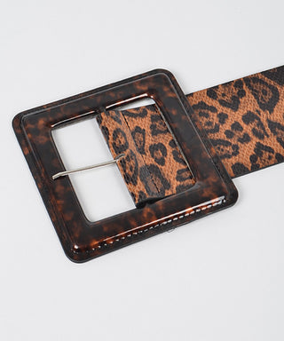 Leopard Plus Size Wide Belt