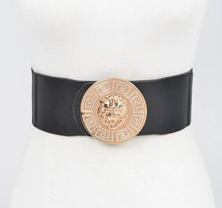 Lioness Buckle Elastic Plus Size Belt.