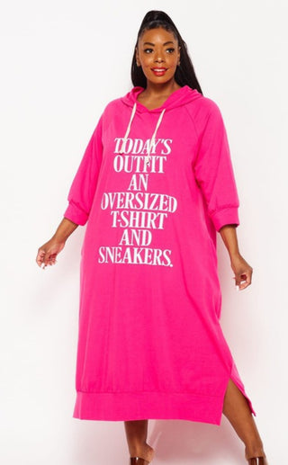 Oversized T- Shirt Dress