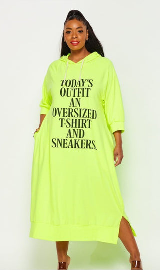 Oversized T- Shirt Dress